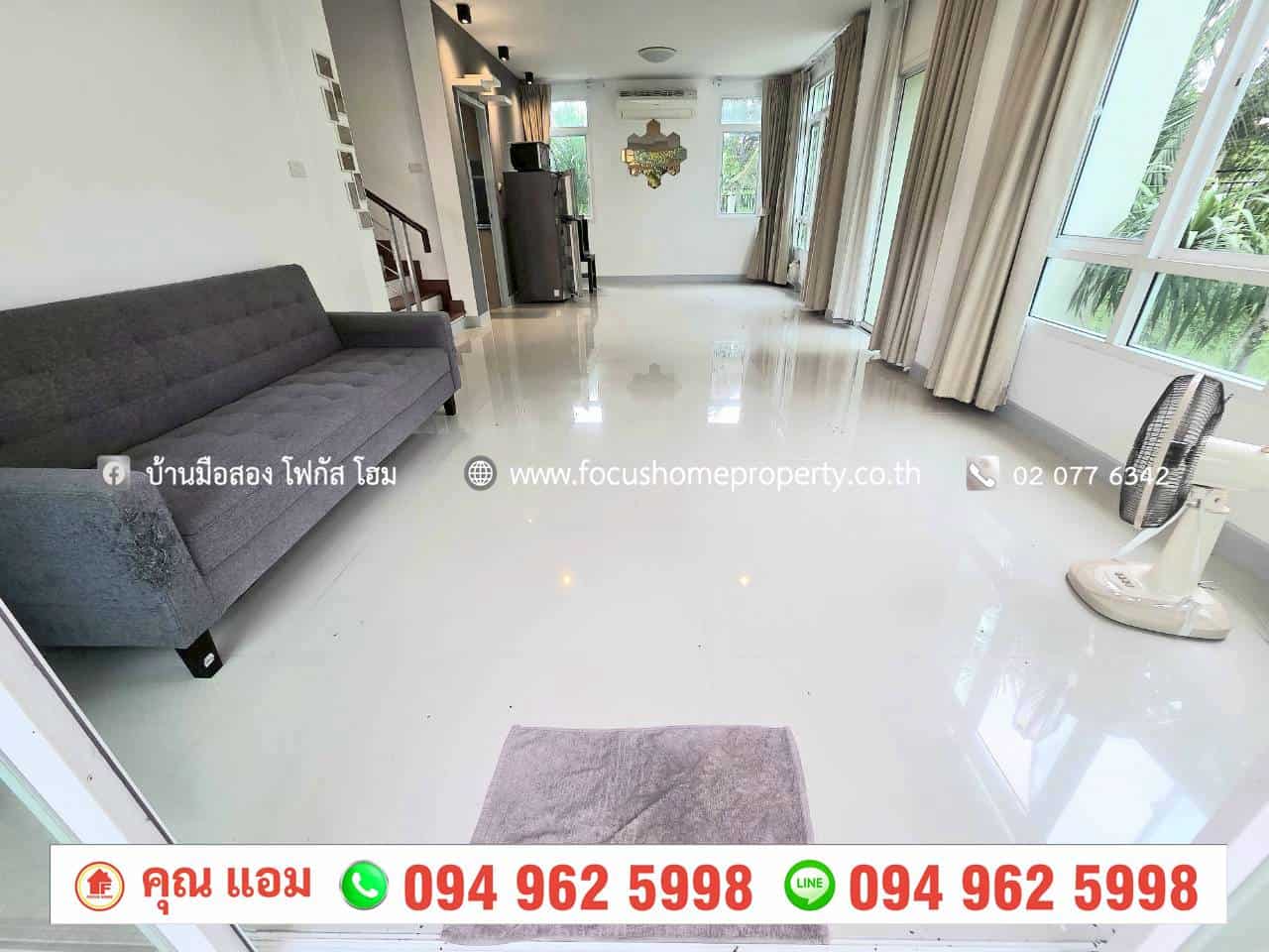 ขาย บ้านแฝด หมู่บ้าน บ้านชิชากร-กาญจนาภิเษก บางใหญ่